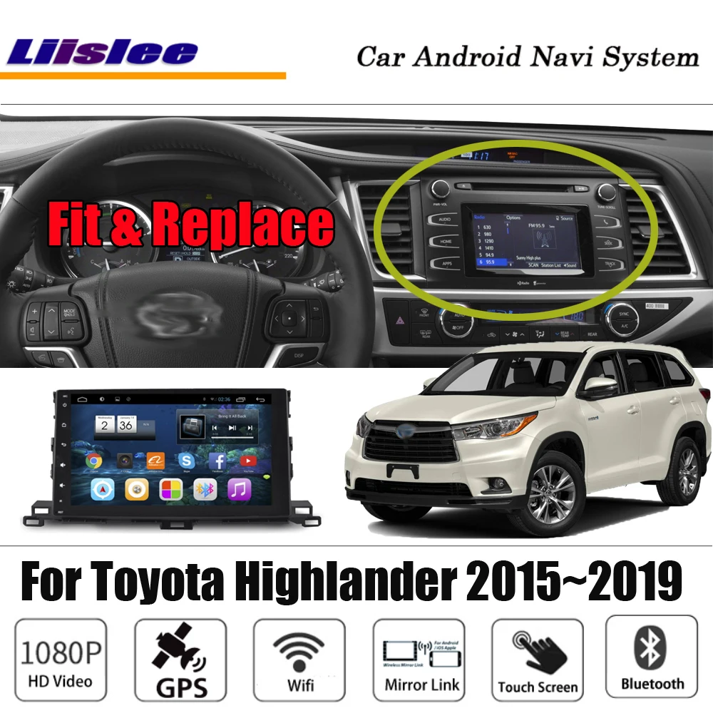 Android For Toyota Highlander / Kluger 2015~2019 Stereo Carplay HD Screen NO DVD Map GPS Navigation Multimedia System
Android For Toyota Highlander / Kluger 2015~2019 Stereo Carplay HD Screen NO DVD Map GPS Navigation Multimedia System