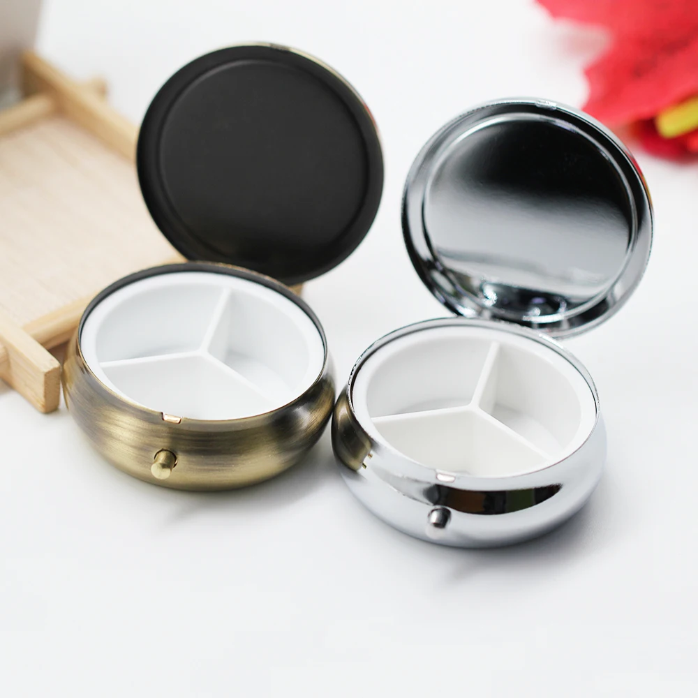 5pcs Proof Damp Pill Box 3 Grid Folding Small Case Tablet Container Zinc Alloy For Medicines High Quality Pill Box
5pcs Proof Damp Pill Box 3 Grid Folding Small Case Tablet Container Zinc Alloy For Medicines High Quality Pill Box