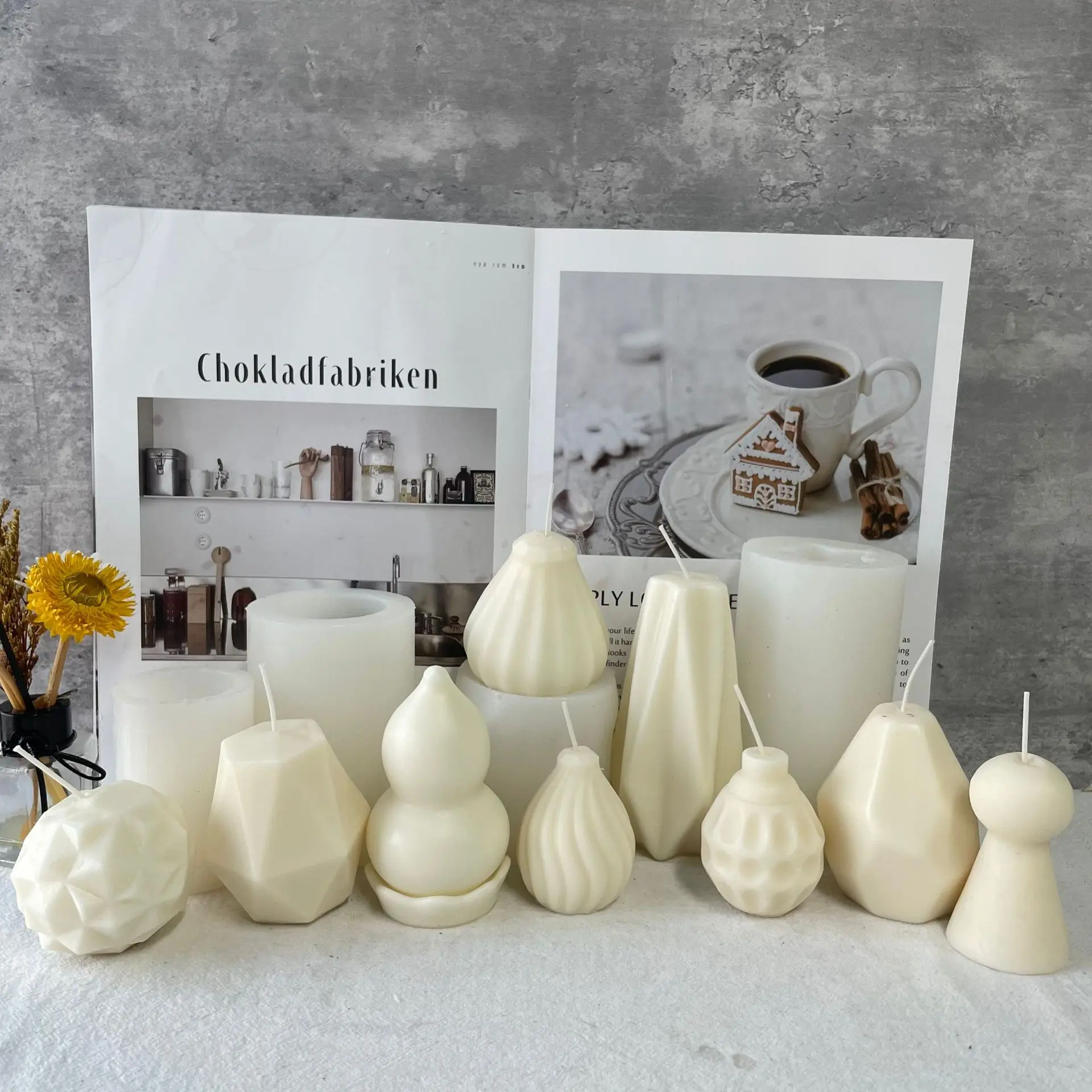 Geometric Polygonal Pear Shape Silicone Mold for DIY Handmade Aromatherapy Candle Ornaments Handicrafts Soap Mold Hand Gift Make
Geometric Polygonal Pear Shape Silicone Mold for DIY Handmade Aromatherapy Candle Ornaments Handicrafts Soap Mold Hand Gift Make