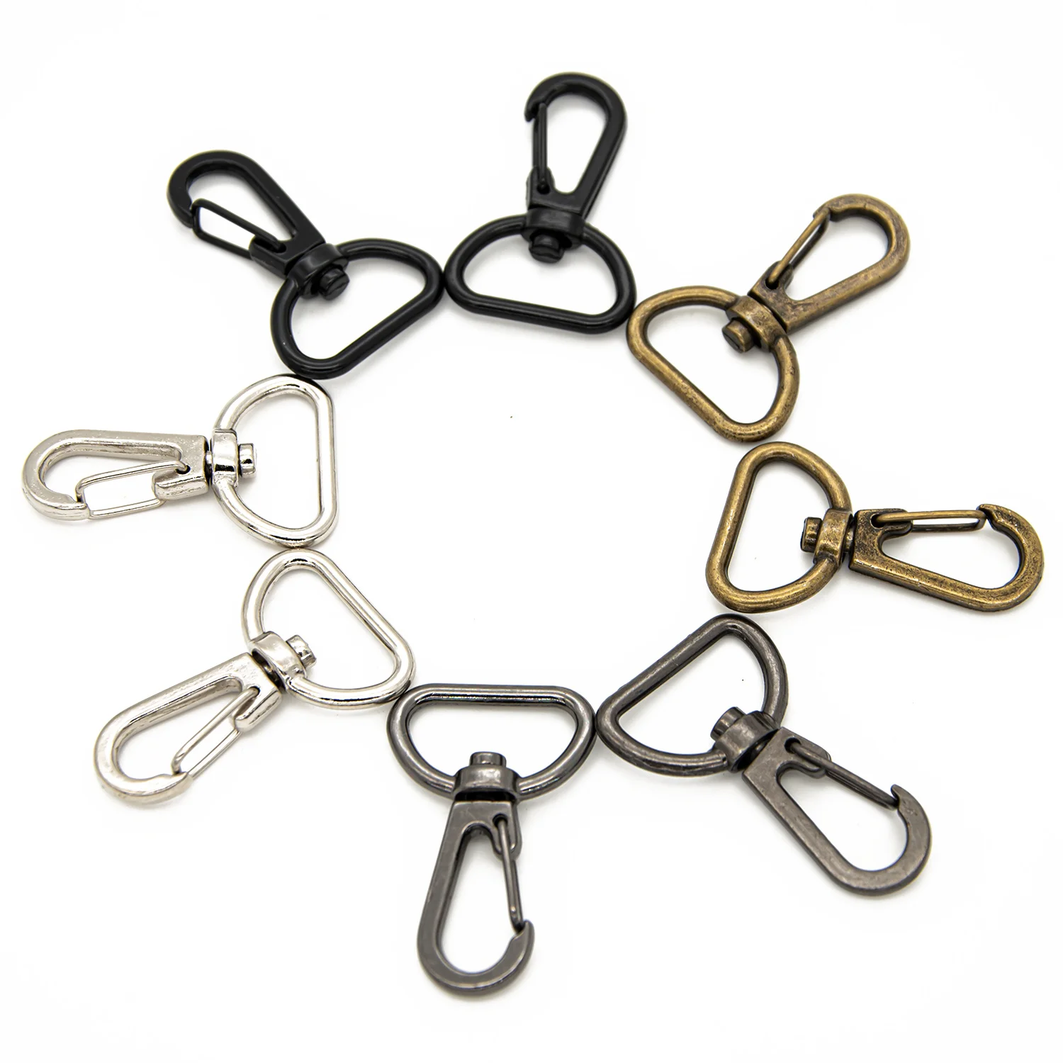 10 Pcs Swivel Lobster Clasps Claw Metal Snap Hook for Strap Push Gate DIY Crafts Keychain Lanyard Jewelry Making Purse(20mm)
10 Pcs Swivel Lobster Clasps Claw Metal Snap Hook for Strap Push Gate DIY Crafts Keychain Lanyard Jewelry Making Purse(20mm)