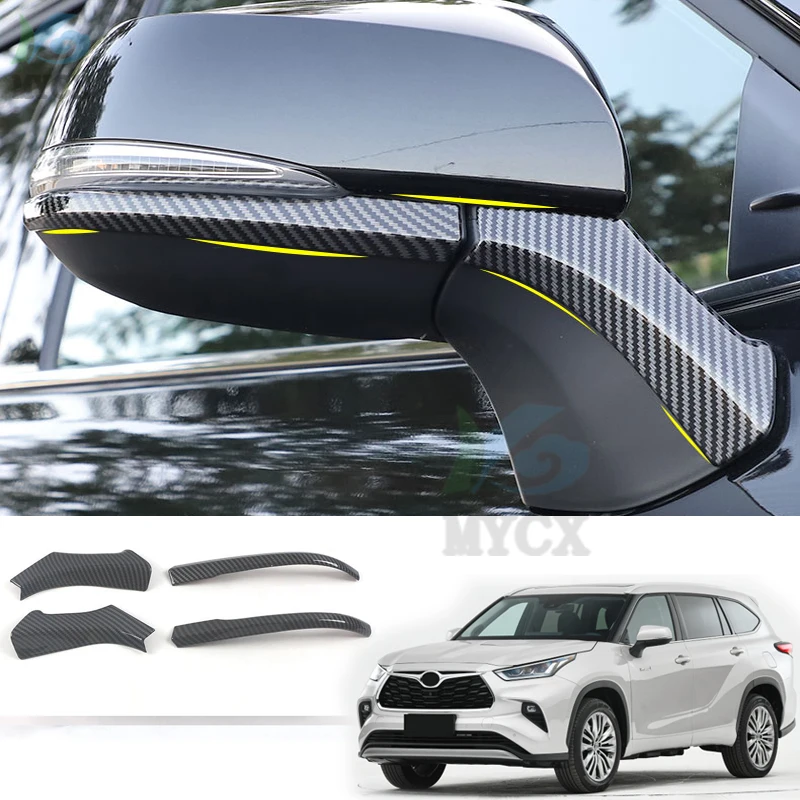 Rearview Mirror Trim For Toyota Kluger Highlander XU70 Refit 2022 2021 Car Accessories Mirror Anti-scratch Strip
Rearview Mirror Trim For Toyota Kluger Highlander XU70 Refit 2022 2021 Car Accessories Mirror Anti-scratch Strip