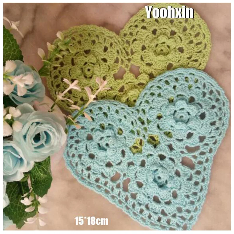 3D Lace Heart Cotton Table Place Mat Pad Cloth Handmade Crochet Placemat Cup Mug Christmas Tea Coaster Pan Dish Doily Kitchen
3D Lace Heart Cotton Table Place Mat Pad Cloth Handmade Crochet Placemat Cup Mug Christmas Tea Coaster Pan Dish Doily Kitchen