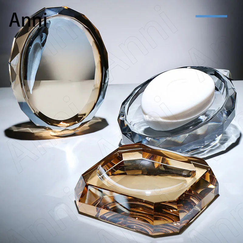 Creative Transparent Crystal Soap Dish Nordic Light Luxury Hotel Restaurant Restroom Soap Holder Bathroom Decoration Accessories
Creative Transparent Crystal Soap Dish Nordic Light Luxury Hotel Restaurant Restroom Soap Holder Bathroom Decoration Accessories
