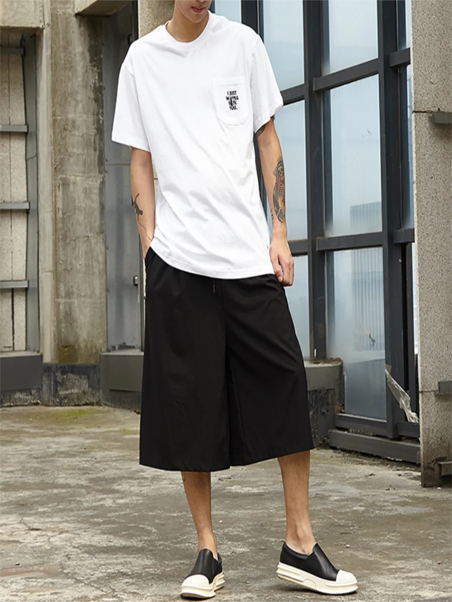 Men's Casual Pants Solid Color Casual Summer New Large Loose Wild Wide Leg Pants Men's Tailoring Pants Elastic Waist Shorts
Men's Casual Pants Solid Color Casual Summer New Large Loose Wild Wide Leg Pants Men's Tailoring Pants Elastic Waist Shorts