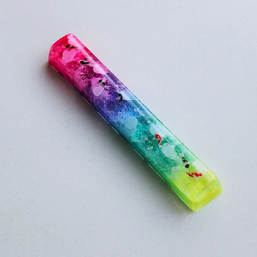 Колпачки для клавиш Koi Space Bar Resin для Cherry Mx Switch, Механическая игровая клавиатура ручной работы, 6.25x, яркие колпачки для клавиш из смолы
Колпачки для клавиш Koi Space Bar Resin для Cherry Mx Switch, Механическая игровая клавиатура ручной работы, 6.25x, яркие колпачки для клавиш из смолы