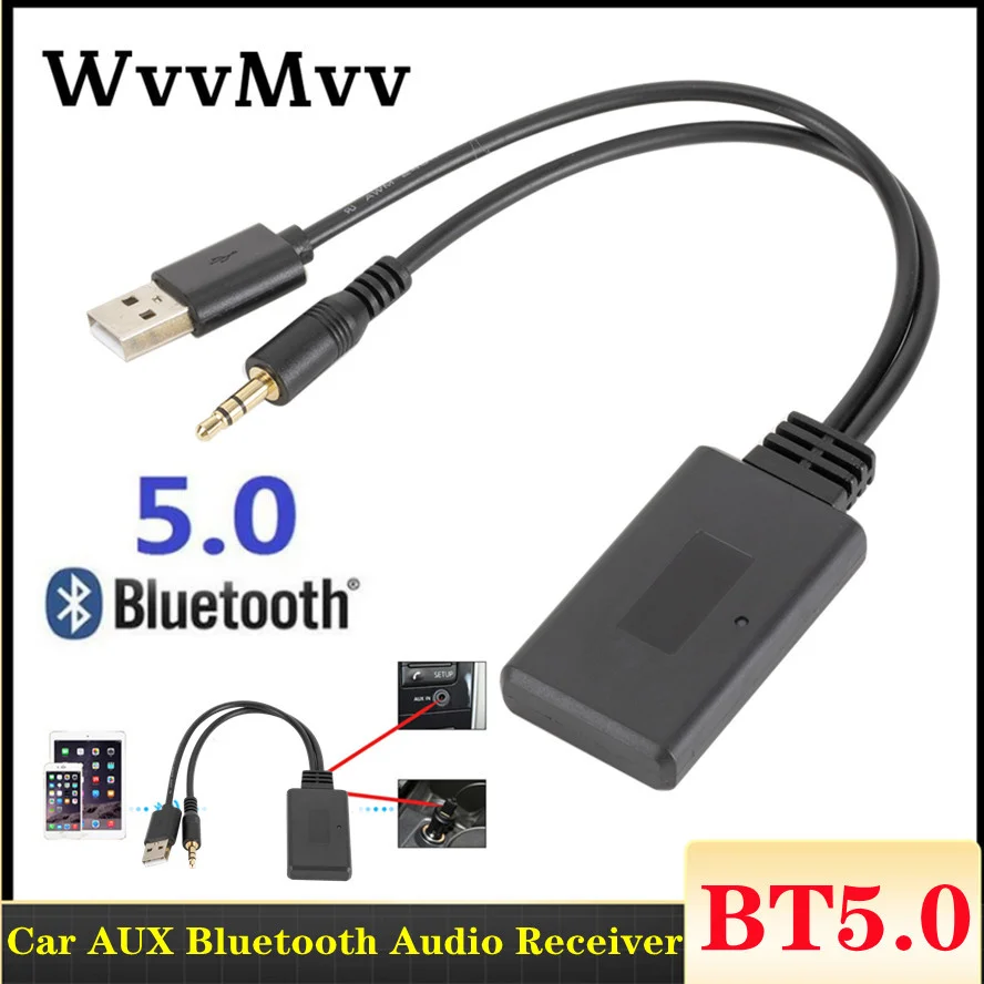 Bluetooth 5.0 Receiver Adapter Wireless Adapter USB + 3.5mm Jack Stereo Audio For Car AUX Speaker Headphone Reciever Handsfree
Bluetooth 5.0 Receiver Adapter Wireless Adapter USB + 3.5mm Jack Stereo Audio For Car AUX Speaker Headphone Reciever Handsfree