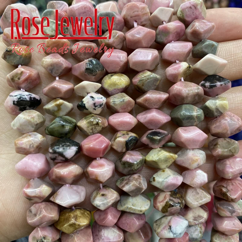 Natural Faceted Rhodochrosite Stone Beads Irregular Special Cut Genuine Loose Beads For Jewelry Making DIY Charm Bracelet 6X11mm
Natural Faceted Rhodochrosite Stone Beads Irregular Special Cut Genuine Loose Beads For Jewelry Making DIY Charm Bracelet 6X11mm