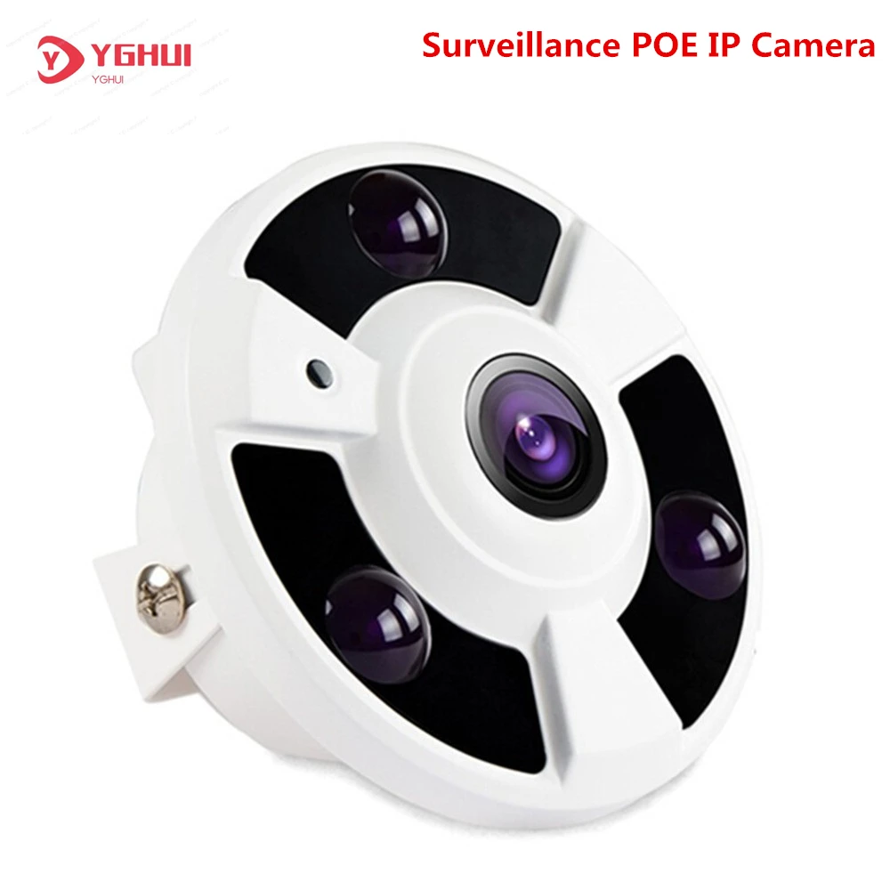 5MP IP Camera POE 1.7mm Fisheye Lens 180 Degree Metal Dome Indoor Surveillance Network Camera
5MP IP Camera POE 1.7mm Fisheye Lens 180 Degree Metal Dome Indoor Surveillance Network Camera