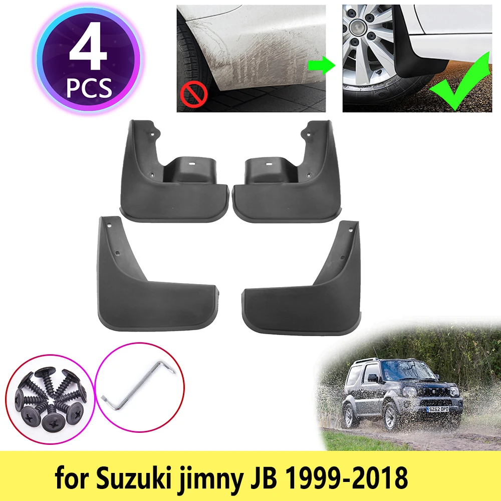 for Suzuki jimny JB 1999~2018 Mudguards Mudflaps Fender Mud Flaps Splash Guards Accessories 2000 2001 2003 2005 2009 2010 2013
for Suzuki jimny JB 1999~2018 Mudguards Mudflaps Fender Mud Flaps Splash Guards Accessories 2000 2001 2003 2005 2009 2010 2013