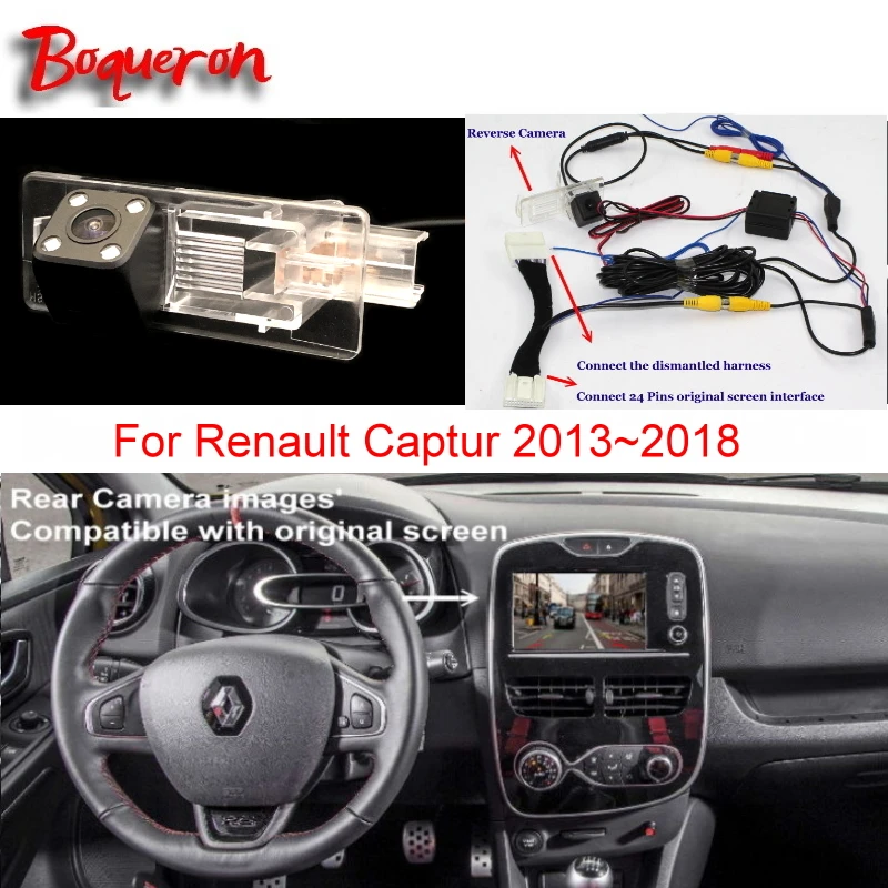 Для Renault Captur 2013 ~ 2018 RCA и оригинальный экран, совместимый с автомобильными камерами заднего вида
Для Renault Captur 2013 ~ 2018 RCA и оригинальный экран, совместимый с автомобильными камерами заднего вида
