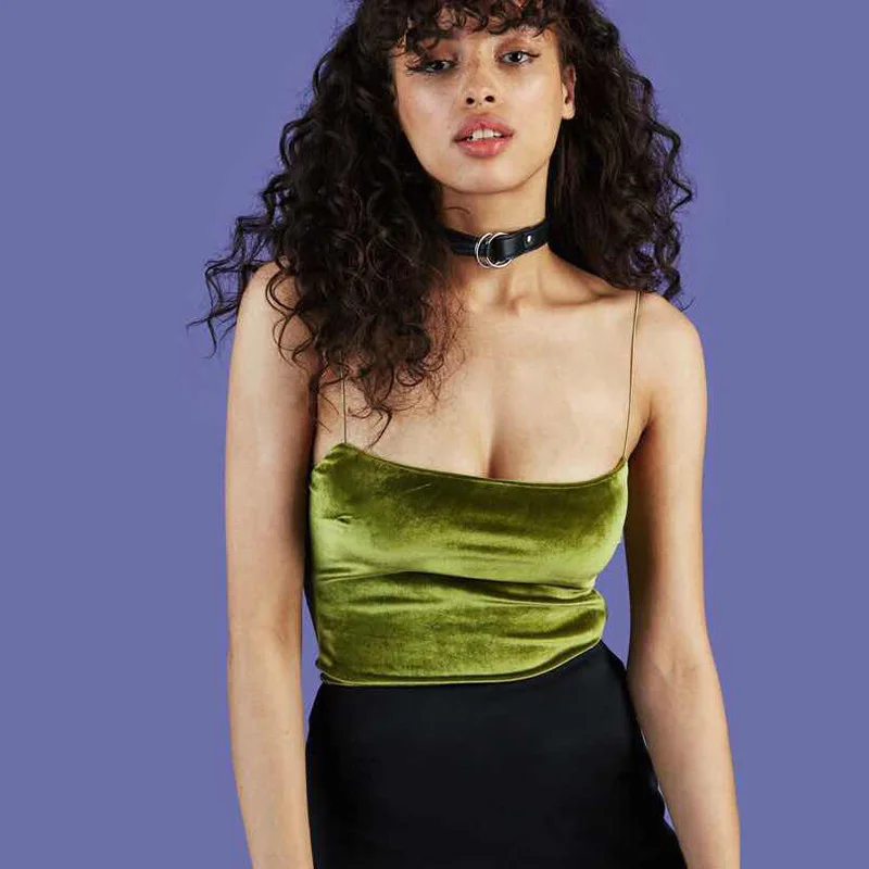 2024 Fashion Sexy Spaghetti Straps Tank Top Velvet Short Crop Top 7 Colors Sexy Boob Tube Top Bustier Brief Vest T-shirts Tee
2024 Fashion Sexy Spaghetti Straps Tank Top Velvet Short Crop Top 7 Colors Sexy Boob Tube Top Bustier Brief Vest T-shirts Tee