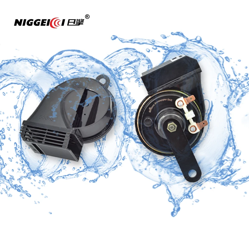 NIGGEII automobile snail horn 12V double volume sound perfect double waterproof design 360 ° riveting
NIGGEII automobile snail horn 12V double volume sound perfect double waterproof design 360 ° riveting