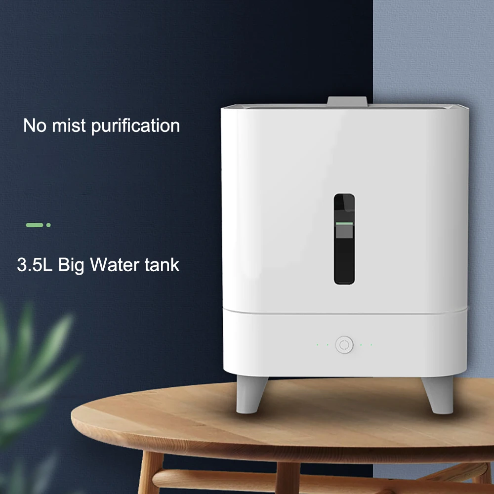 Fog Free Pure Humidifier Dust-Free Table Humidifier 250ML/H Newest Portable Easy Home Office/Car Electric 3.5L Large Capacity
Fog Free Pure Humidifier Dust-Free Table Humidifier 250ML/H Newest Portable Easy Home Office/Car Electric 3.5L Large Capacity