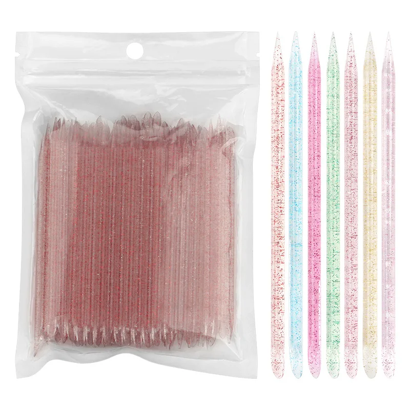 100 Pcs Reusable Crystal Stick Double End Nail Art Cuticle Pusher Cuticle Remover Tool Pedicure Care Nails Manicures Tools
100 Pcs Reusable Crystal Stick Double End Nail Art Cuticle Pusher Cuticle Remover Tool Pedicure Care Nails Manicures Tools
