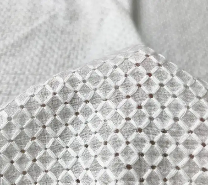 High Quality Cotton Eyelet Lace Fabric, Grids Lace Fabric With Hollowed Out, Embroidered Cotton Fabric
High Quality Cotton Eyelet Lace Fabric, Grids Lace Fabric With Hollowed Out, Embroidered Cotton Fabric