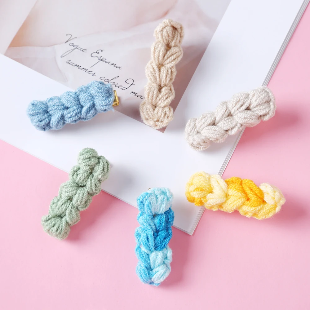 24pc/lot Baby Girls Winter Knitted Snap Clips Sweet Headwear Braid Hairpins Barrettes Wool Woven Women Girls Hair Accessories
24pc/lot Baby Girls Winter Knitted Snap Clips Sweet Headwear Braid Hairpins Barrettes Wool Woven Women Girls Hair Accessories