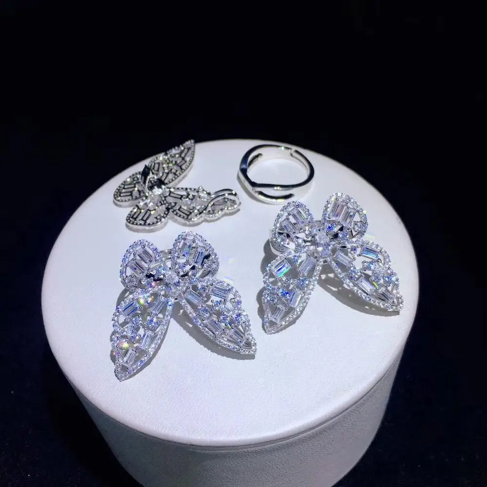 1 style is equal 2 styles ring and pendant double use 925 sterling silver with cubic zircon butterfly ring adjustable size
1 style is equal 2 styles ring and pendant double use 925 sterling silver with cubic zircon butterfly ring adjustable size