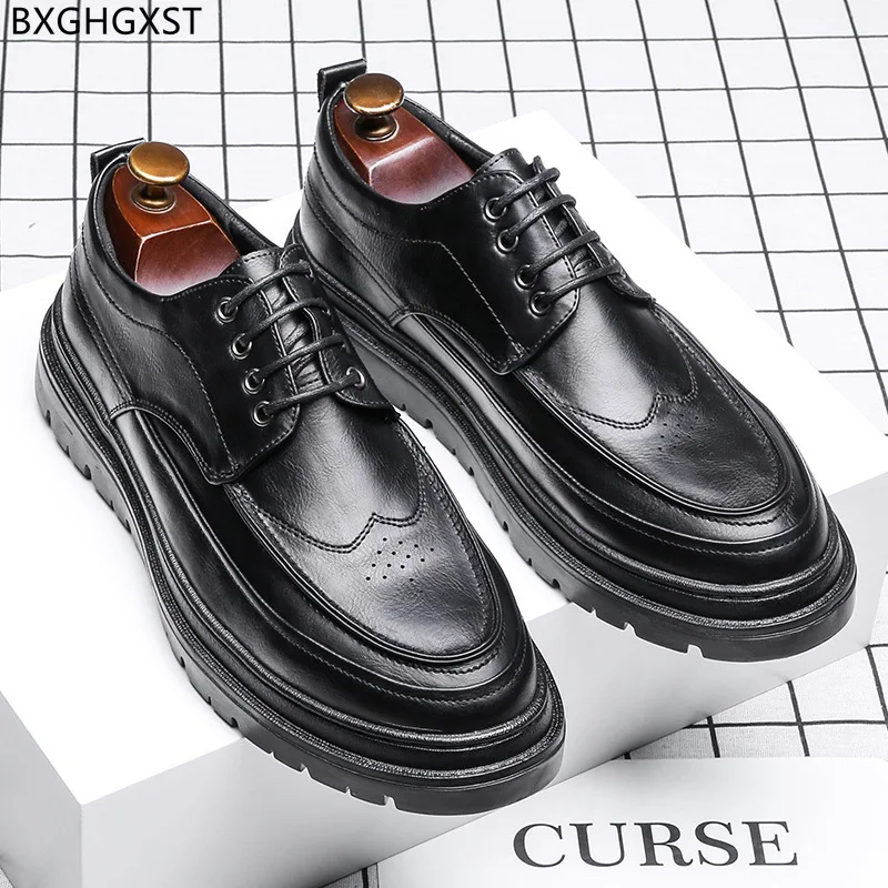 Fashion Oxford Shoes for Men 2023 Black Leather Casual Shoes Men Luxury Brand Platform Shoes Man Zapatos Hombre Chaussure Homme
Fashion Oxford Shoes for Men 2023 Black Leather Casual Shoes Men Luxury Brand Platform Shoes Man Zapatos Hombre Chaussure Homme