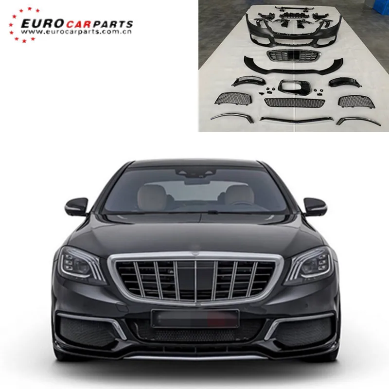 16-20y W222 S63 S65 B900 old to new body kit fit for S320 S350 S400 S500 to B900 front bumper front lip rear diffuser with tips
16-20y W222 S63 S65 B900 old to new body kit fit for S320 S350 S400 S500 to B900 front bumper front lip rear diffuser with tips