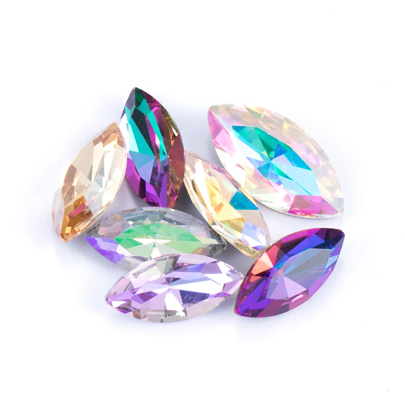 Astrobox Top Quality K9 Navette Rhinestones Fancy Crystal Beads Glass Stones Sew On Rhinestones For DIY Nail Art Accessories
Astrobox Top Quality K9 Navette Rhinestones Fancy Crystal Beads Glass Stones Sew On Rhinestones For DIY Nail Art Accessories