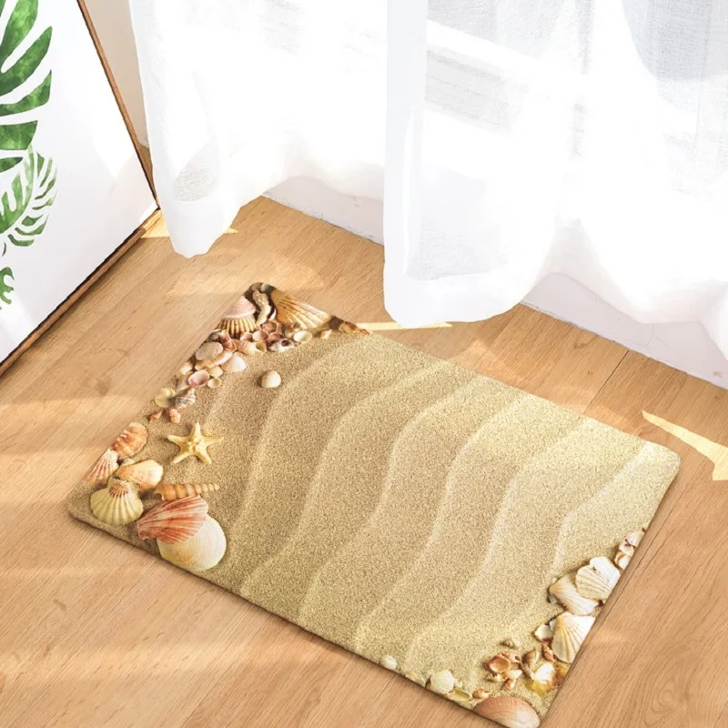CAMMITEVER Beach Sandy Shells Sea Star Summer Holiday Style Rug Anti-Slip Doormat Home Decor Door Mat Floor Living Room Carpet
CAMMITEVER Beach Sandy Shells Sea Star Summer Holiday Style Rug Anti-Slip Doormat Home Decor Door Mat Floor Living Room Carpet