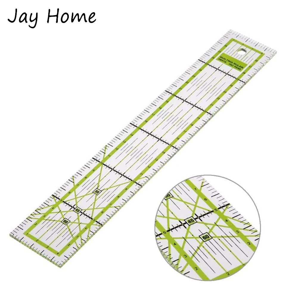 5x30cm Patchwork Ruler Transparent Acrylic Tailor Dressmaker Sewing Ruler DIY Quilting Cutting Yardstick Sewing Supplies
5x30cm Patchwork Ruler Transparent Acrylic Tailor Dressmaker Sewing Ruler DIY Quilting Cutting Yardstick Sewing Supplies