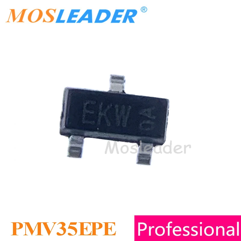 Mosleader PMV35EPE SOT23 3000PCS P-Channel 30V 5.3A, сделано в Китае, высокое качество
Mosleader PMV35EPE SOT23 3000PCS P-Channel 30V 5.3A, сделано в Китае, высокое качество