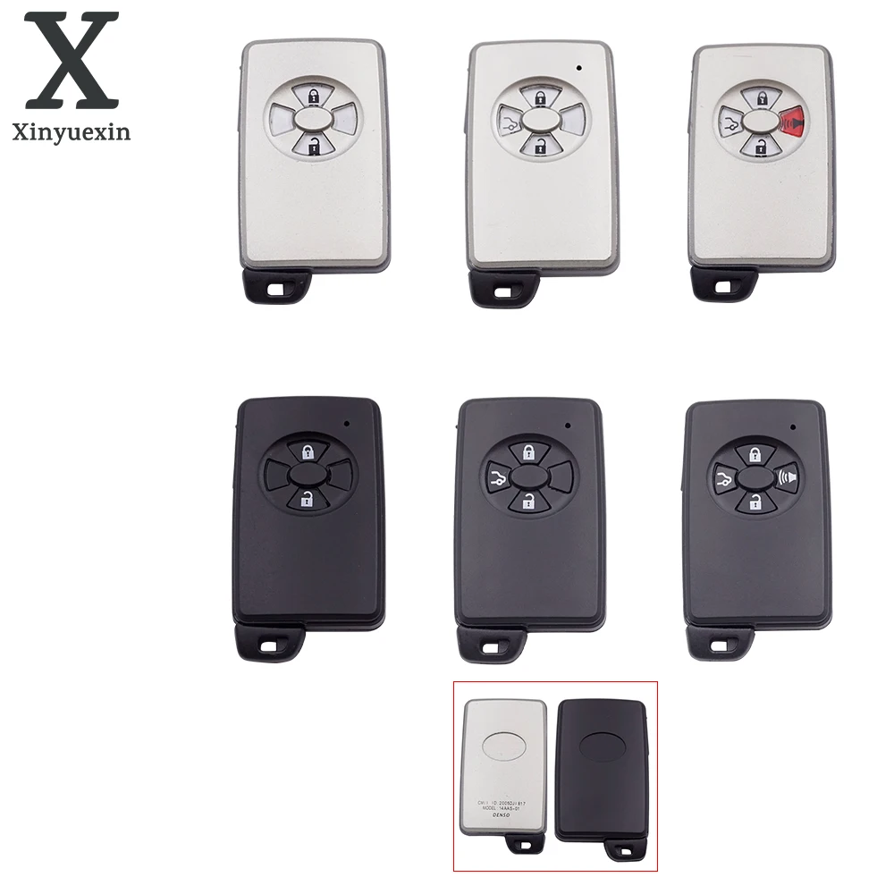 XINYUEXIN Remote Key Shell fit for Toyota Corolla YARIS Premio Allion Axio VITZ AURIS 2 3 4 Button Smart Keyless Car Key
XINYUEXIN Remote Key Shell fit for Toyota Corolla YARIS Premio Allion Axio VITZ AURIS 2 3 4 Button Smart Keyless Car Key