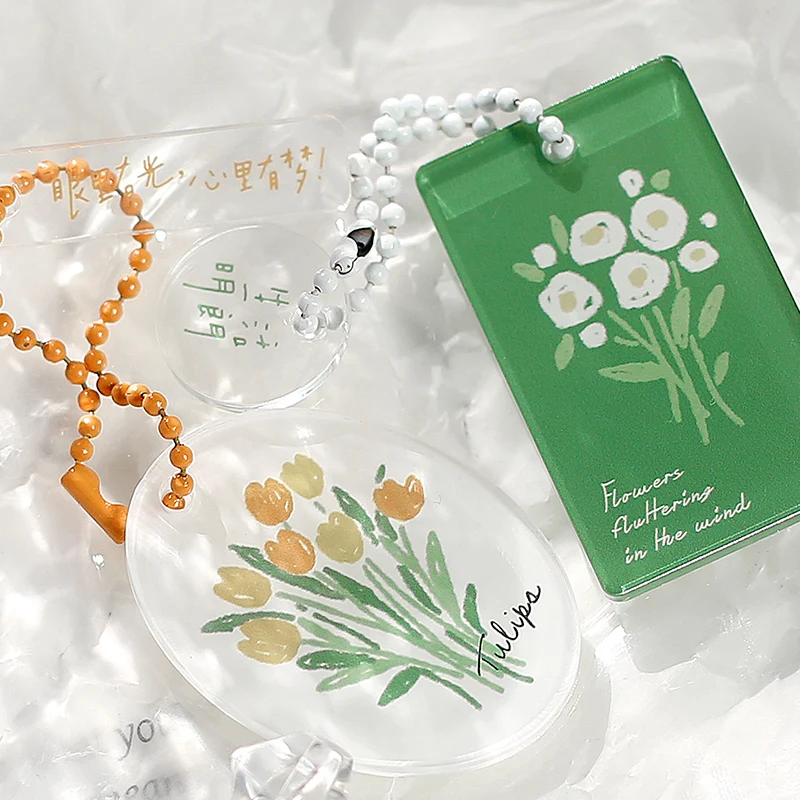 INS wind acrylic transparent pendant small fresh and simple art keychain pendant key manager kawaii lanyard
INS wind acrylic transparent pendant small fresh and simple art keychain pendant key manager kawaii lanyard