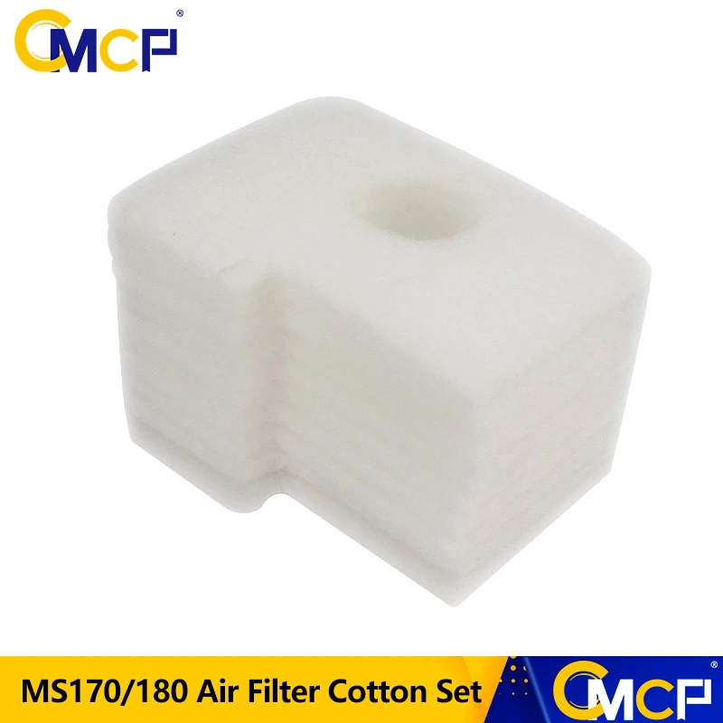 10pcs MS170/180 Air Filter Cotton Kit For Chainsaw Mower Cotton Foam Set
10pcs MS170/180 Air Filter Cotton Kit For Chainsaw Mower Cotton Foam Set