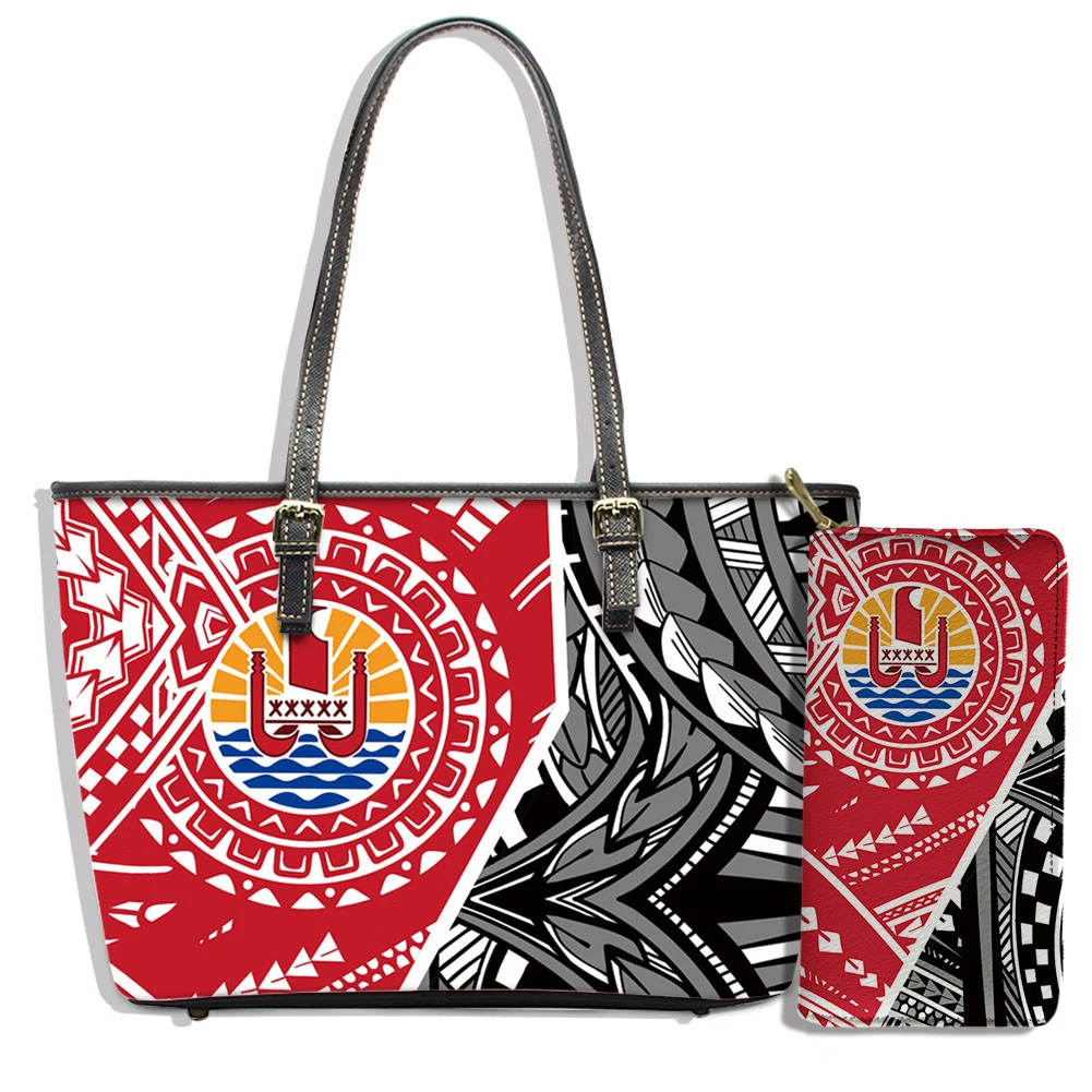 Noisydesigns French Tahiti Tribe Pattern Women's Zipper Shoulder Bag for Ladies 2pcs Set Shoulder Handbag Casual Long Wallet
Noisydesigns French Tahiti Tribe Pattern Women's Zipper Shoulder Bag for Ladies 2pcs Set Shoulder Handbag Casual Long Wallet