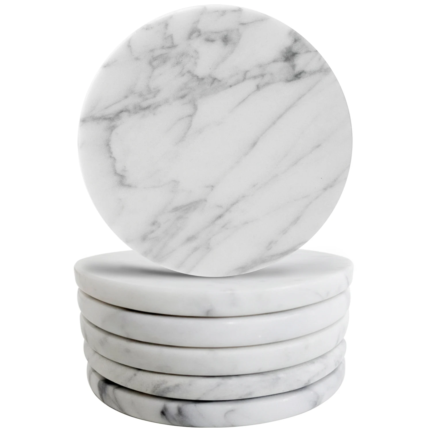 EXCO 6pcs/set Natural Marble Coasters Ins Simple Insulation Pad Art Creative Jewelry Mat Nordic Style Tea Drink Coffee Cup Pad
EXCO 6pcs/set Natural Marble Coasters Ins Simple Insulation Pad Art Creative Jewelry Mat Nordic Style Tea Drink Coffee Cup Pad