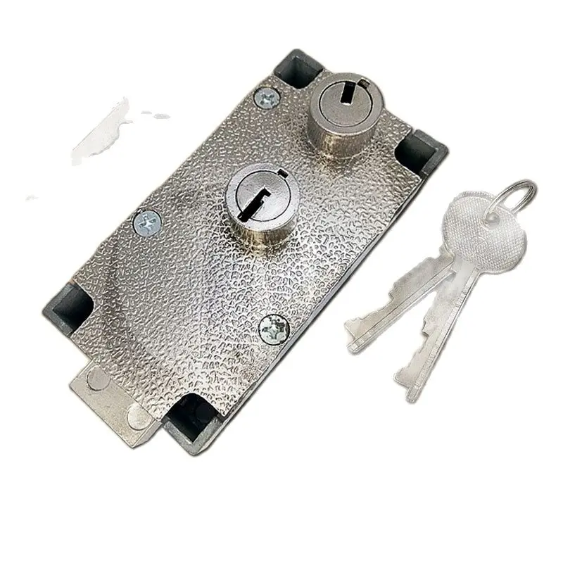 Double-key Management Lock Double-cylinder Edit-controlled Bank Lock Hotel Safe Deposit Box Lock Vault Security Lock 125-2
Double-key Management Lock Double-cylinder Edit-controlled Bank Lock Hotel Safe Deposit Box Lock Vault Security Lock 125-2