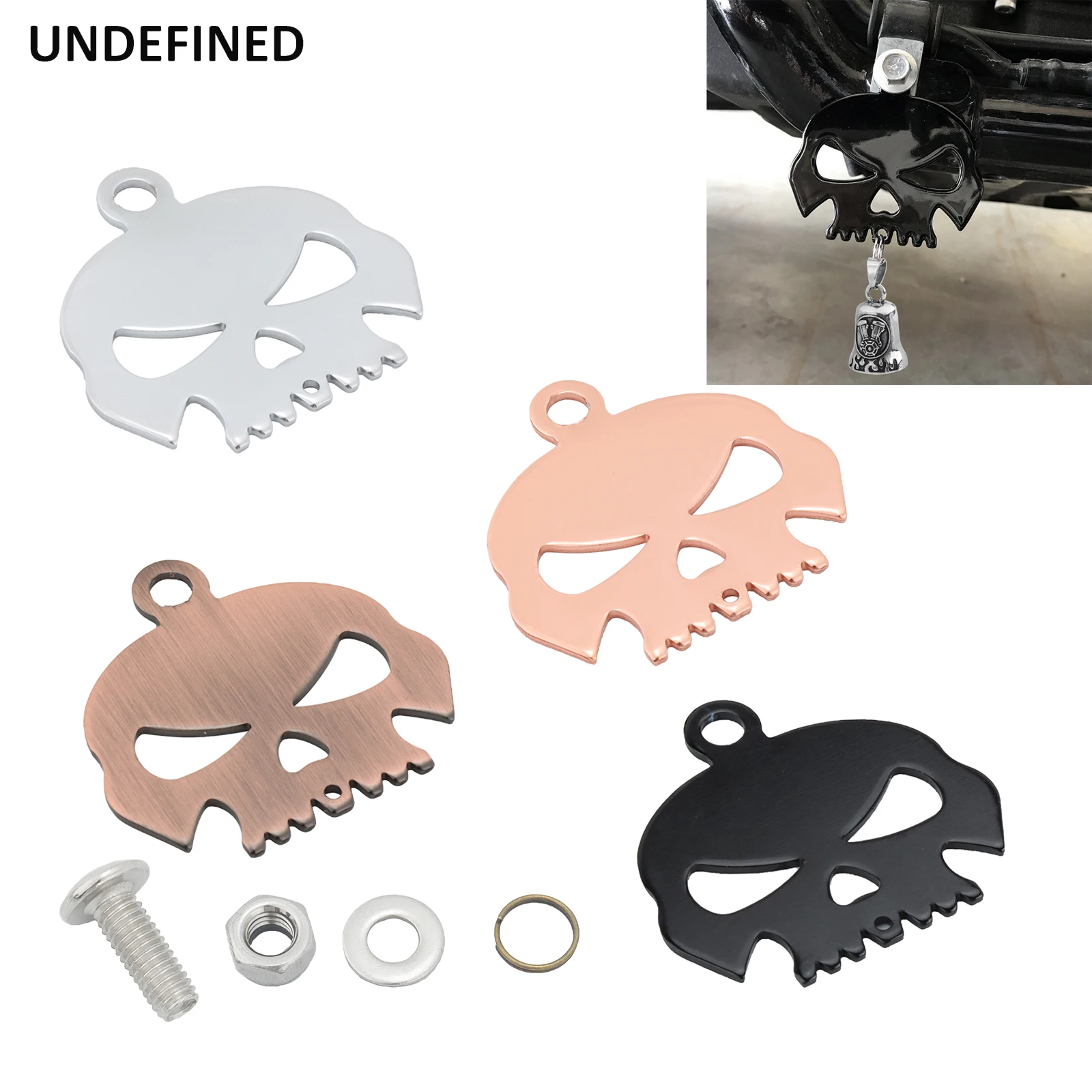 Skull Motorcycle Bell Cool Biker Guard Bell Hanger Mount For Harley Sportster XL Dyna Softail Fatboy Touring Road King Universal
Skull Motorcycle Bell Cool Biker Guard Bell Hanger Mount For Harley Sportster XL Dyna Softail Fatboy Touring Road King Universal