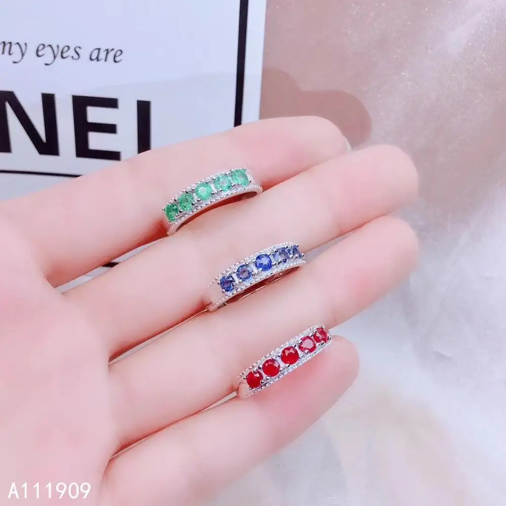 KJJEAXCMY boutique jewelry 925 sterling silver inlaid Natural Emerald Ruby Sapphire Ring support detection
KJJEAXCMY boutique jewelry 925 sterling silver inlaid Natural Emerald Ruby Sapphire Ring support detection