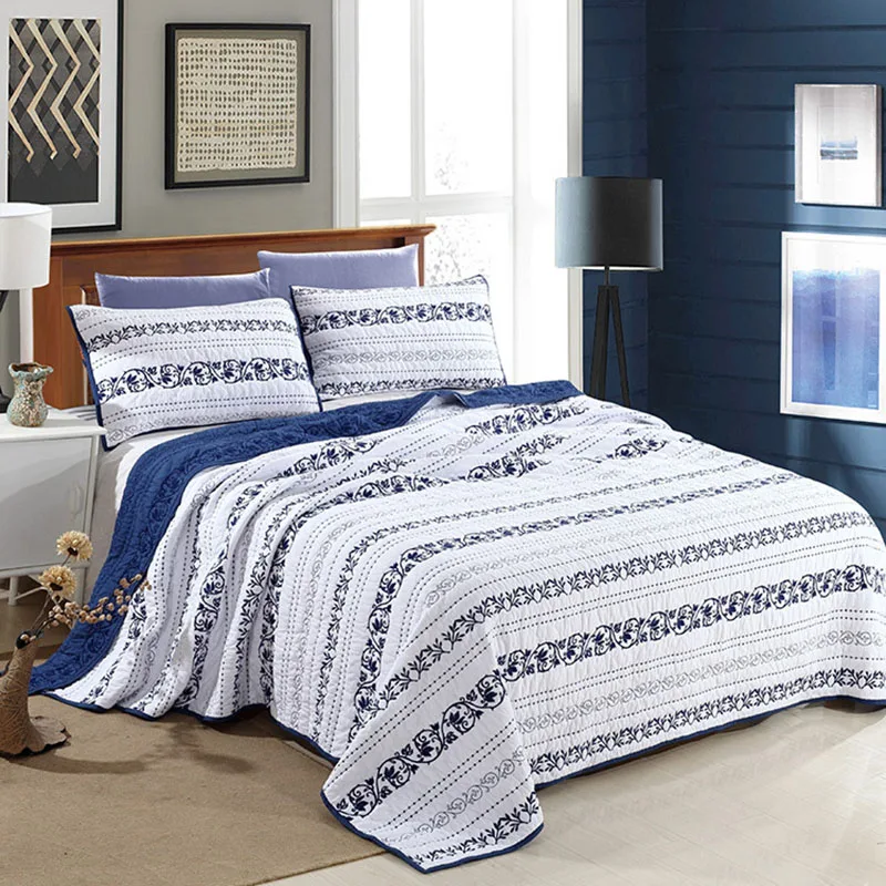 Cotton Bedspreads for Bed Quilt Sets 3pcs Quilted Coverlet Embroidered Bed Cover Pillowcase King Size Summer Blanket on the Bed
Cotton Bedspreads for Bed Quilt Sets 3pcs Quilted Coverlet Embroidered Bed Cover Pillowcase King Size Summer Blanket on the Bed