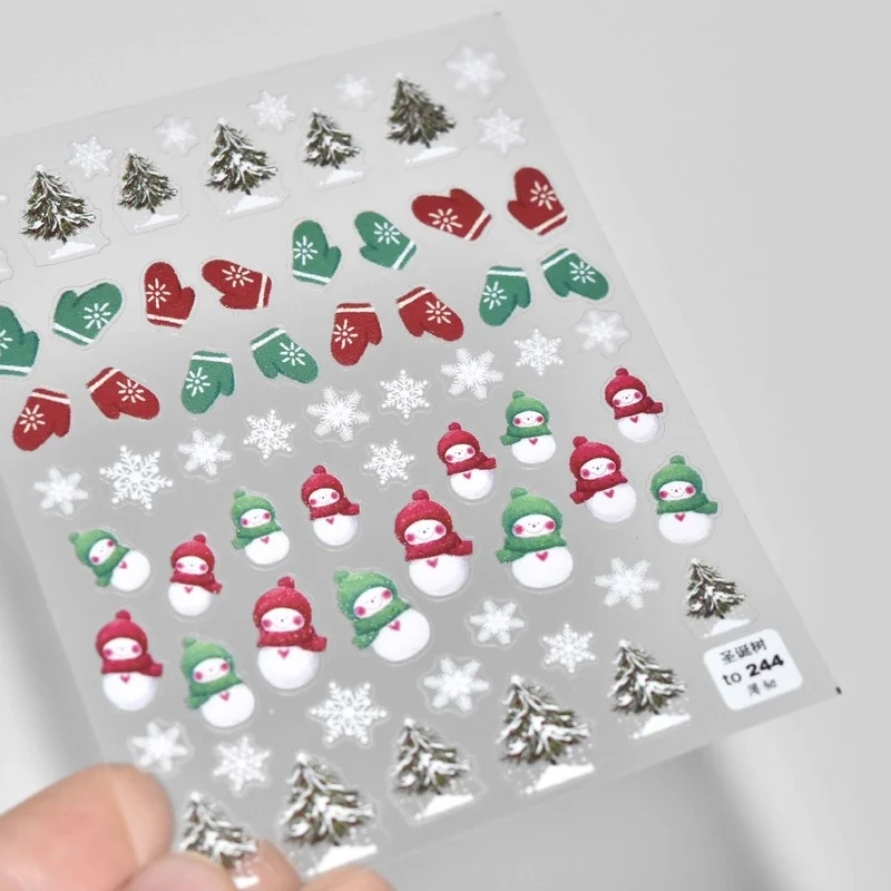 Nail Sticker Christmas Series Tree Snow Snowman Nail Art Decoration Decals 2021 New Craft 5D Nail Art Sticker Ultra-Thin Relief
Nail Sticker Christmas Series Tree Snow Snowman Nail Art Decoration Decals 2021 New Craft 5D Nail Art Sticker Ultra-Thin Relief