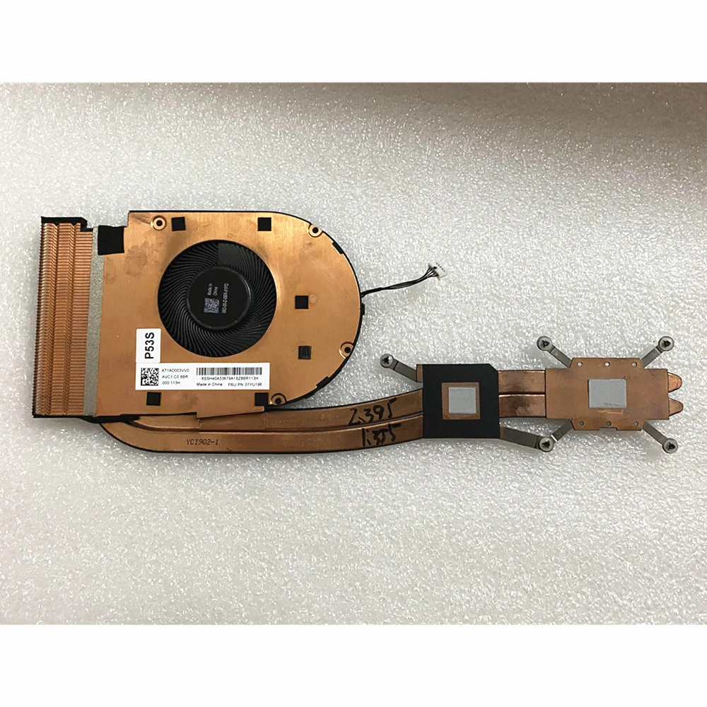 New Original for Lenovo Thinkpad P53s T590 SWG CPU Cooling Fan Heatsink Assembly Radiator Cooler Thermal 01YU192 01YU196
New Original for Lenovo Thinkpad P53s T590 SWG CPU Cooling Fan Heatsink Assembly Radiator Cooler Thermal 01YU192 01YU196
