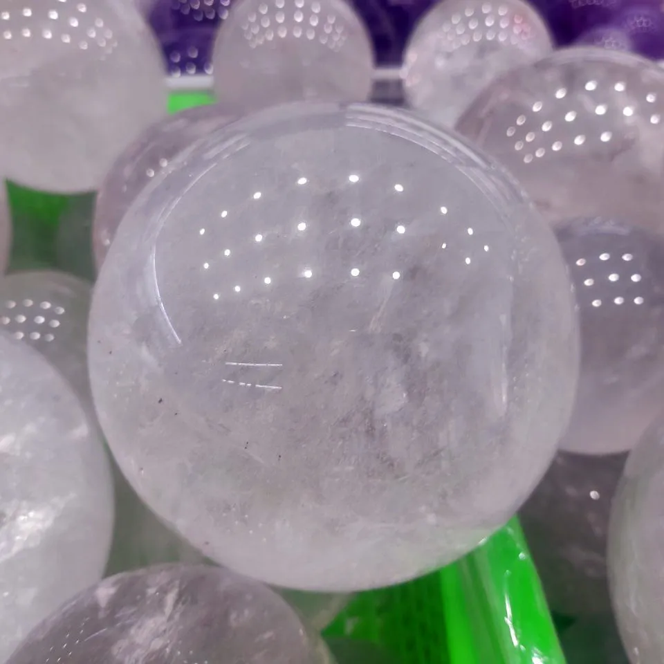 100% 9-10cm Natural Clear White Crystal Ball Sphere Healing Decoration Natural Quartz Crystals
100% 9-10cm Natural Clear White Crystal Ball Sphere Healing Decoration Natural Quartz Crystals