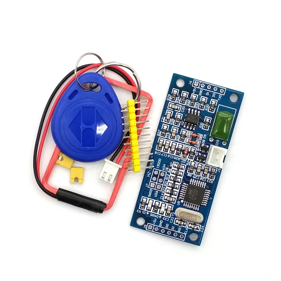 Беспроводной модуль считывания карт RFID 125 кГц EM4100 ATMEGA8 TTL/Wiegand 26/34 HZ-1050
Беспроводной модуль считывания карт RFID 125 кГц EM4100 ATMEGA8 TTL/Wiegand 26/34 HZ-1050