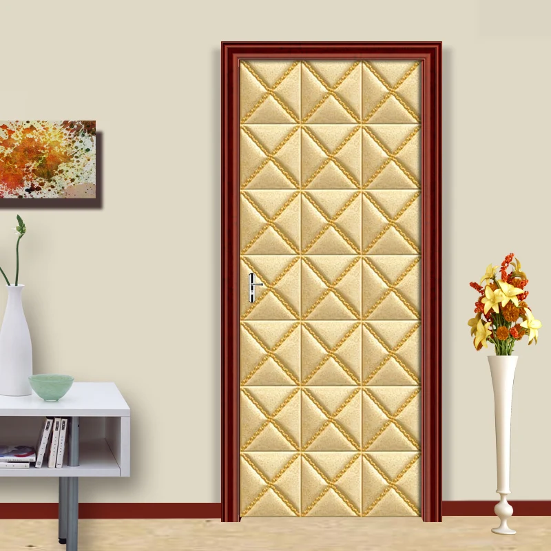 DIY European Golden Soft Bag 3D Door Stickers PVC Self-adhesive Waterproof Decal Wallpaper Living Room Door Decor Wall Sticker
DIY European Golden Soft Bag 3D Door Stickers PVC Self-adhesive Waterproof Decal Wallpaper Living Room Door Decor Wall Sticker