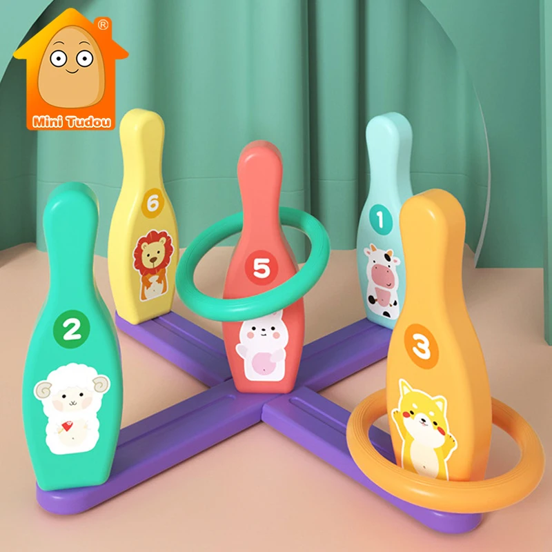 Children Sport Toy Outdoor Circle Ferrule Throwing Bowling Ball Interactive Game Stacking Sorting Set Educational Toys For Kids
Children Sport Toy Outdoor Circle Ferrule Throwing Bowling Ball Interactive Game Stacking Sorting Set Educational Toys For Kids