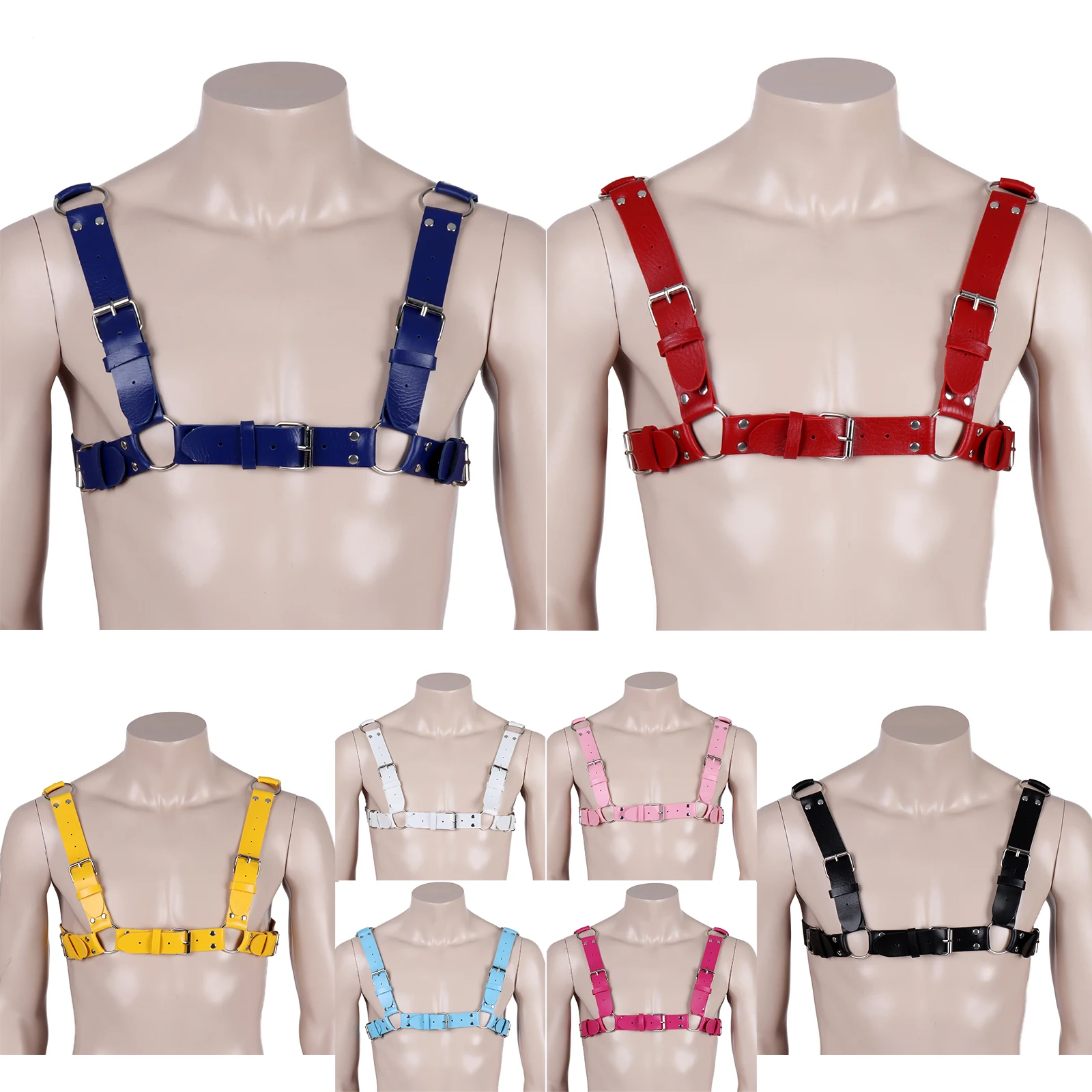 Strappy Men's Belt Leather Luxury Harness Top Crop Corset Sword Belt Goth Punk Sexy Lingerie Stocking Garter Waistband Costume
Strappy Men's Belt Leather Luxury Harness Top Crop Corset Sword Belt Goth Punk Sexy Lingerie Stocking Garter Waistband Costume