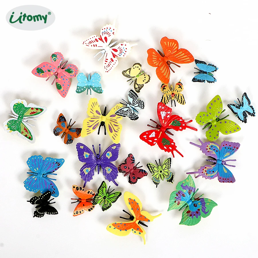 12pcs Simulation Plastic Butterfly Action Figures Insect Animal Model Figurines home decor Birthday Gift Themed Party Supplies
12pcs Simulation Plastic Butterfly Action Figures Insect Animal Model Figurines home decor Birthday Gift Themed Party Supplies