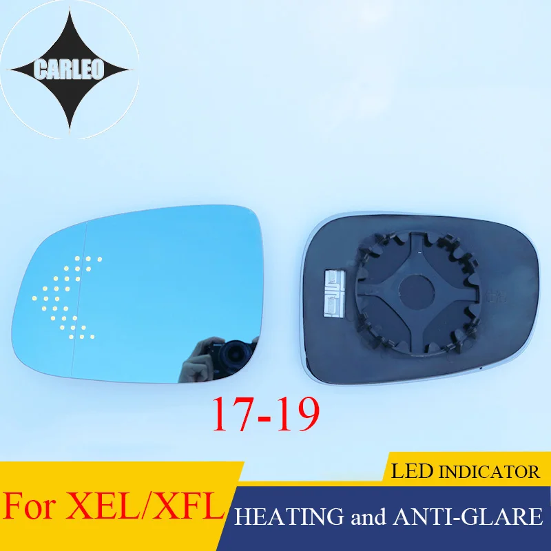 Car Side View Mirror Lens for Jaguar XE/L XF/L 2017-2019 Blue HD Glass Large view With Heating Function& LED Indicator Light
Car Side View Mirror Lens for Jaguar XE/L XF/L 2017-2019 Blue HD Glass Large view With Heating Function& LED Indicator Light