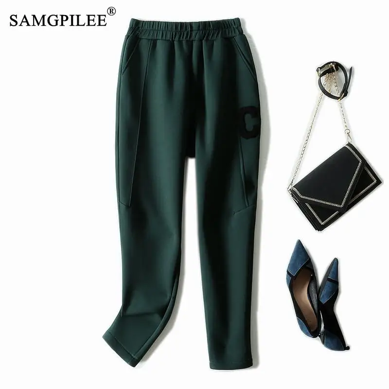 SAMGPILEE Women Trousers New Elastic Waist Three-dimensional Cut Comfortable Loose Multi-color Casual Pants Autumn And Winter
SAMGPILEE Women Trousers New Elastic Waist Three-dimensional Cut Comfortable Loose Multi-color Casual Pants Autumn And Winter