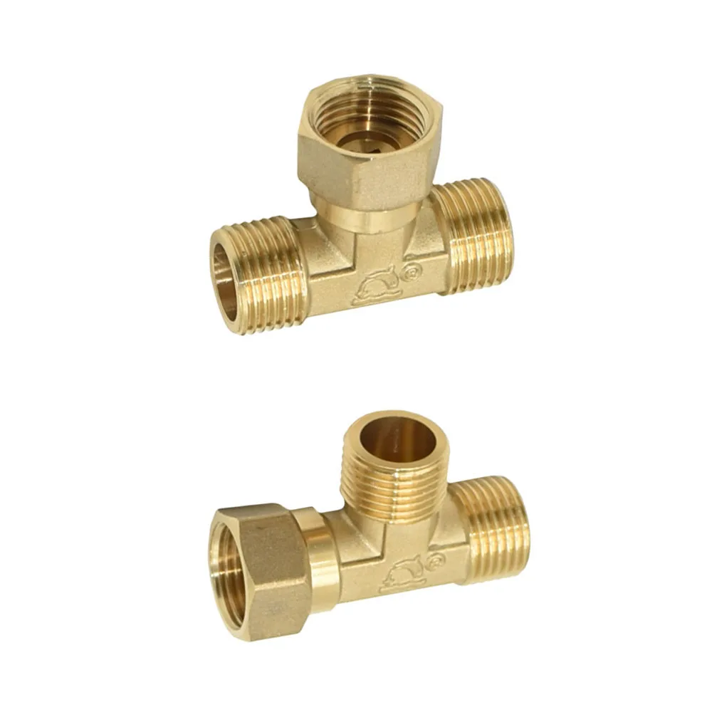 1/2 Inch Thread Tee Connector Brass T-Shaped 2-Way Water Splitter Copper Plumbing Adapter For Kitchen And Bathroom 1pcs
1/2 Inch Thread Tee Connector Brass T-Shaped 2-Way Water Splitter Copper Plumbing Adapter For Kitchen And Bathroom 1pcs