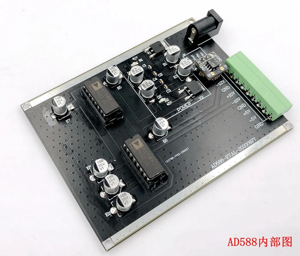 AD588 Voltage Reference Plus and Minus 5V 10V ADC Voltage Reference Source 6 Half-meter Correction with Power Supply
AD588 Voltage Reference Plus and Minus 5V 10V ADC Voltage Reference Source 6 Half-meter Correction with Power Supply