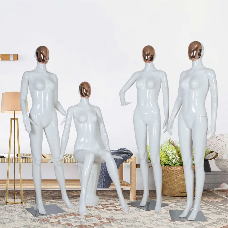 Mannequin Women Whole Body Face Changing Gold Plated Head Window Display Model
Mannequin Women Whole Body Face Changing Gold Plated Head Window Display Model