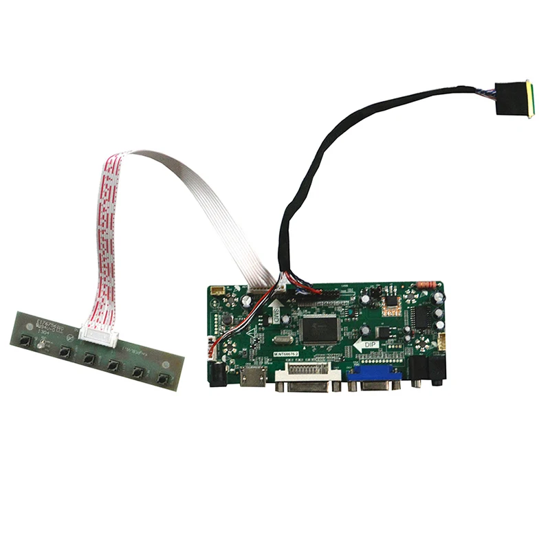 HDMI-compatible DVI LCD Controller Board for B140XW01 14 inch 1366x768 LED screen
HDMI-compatible DVI LCD Controller Board for B140XW01 14 inch 1366x768 LED screen